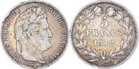 France 5 Francs Coin, Louis-Philippe, Rouen, Silver -