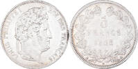 France 5 Francs Coin, Louis-Philippe, Paris, Silver -