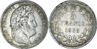 France 5 Francs Coin, Louis-Philippe, Strasbourg, Silver -