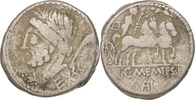 Denarius Coin, Memmia, Rome, Silver -