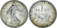 France Franc Coin, Semeuse, Paris, Silver, KM:844.1 -