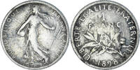 France Franc Coin, Semeuse, Paris, Silver, KM:844.1 -