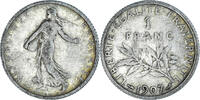 France Franc Coin, Semeuse, Paris, Silver, KM:844.1 -