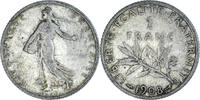 France Franc Coin, Semeuse, Paris, Silver, KM:844.1 -