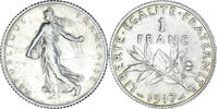 France Franc Coin, Semeuse, Paris, Silver, KM:844.1 -