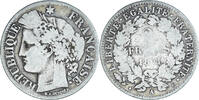 France 2 Francs Coin, Cérès, Paris, Silver, KM:817.1 -