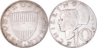Austria 10 Schilling Coin, Silver, KM:2882 -