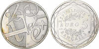 France 5 Euro Liberté, Paris, Silver -