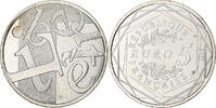 France 5 Euro Liberté, Paris, Silver -