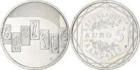 France 5 Euro Egalité, Silver, Gadoury:EU646 -