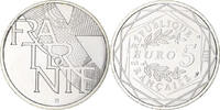 France 5 Euro Fraternité, Silver, Gadoury:EU647 -