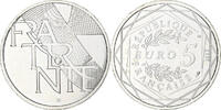 France 5 Euro Fraternité, Silver, Gadoury:EU647 -