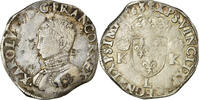 France Teston Coin, Bayonne, Silver, Sombart:4602 -