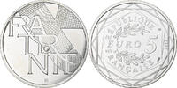 France 5 Euro Fraternité, Silver, Gadoury:EU647 -