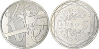 France 5 Euro Liberté, Paris, Silver -