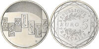 France 5 Euro Egalité, Silver, Gadoury:EU646 -