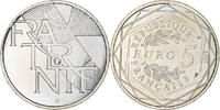 France 5 Euro Fraternité, Silver, Gadoury:EU647 -
