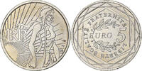 France 5 Euro Semeuse, Silver, KM:1534 -