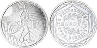 France 15 Euro Semeuse, Silver, Gadoury:EU288, KM:1535 -