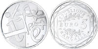 France 5 Euro Liberté, Paris, Silver -
