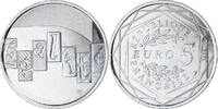 France 5 Euro Egalité, Silver, Gadoury:EU646 -