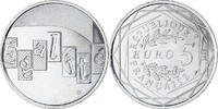France 5 Euro Egalité, Silver, Gadoury:EU646 -