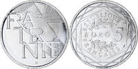 France 5 Euro Fraternité, Paris, Silver -