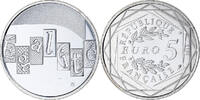 France 5 Euro Egalité, Silver, Gadoury:EU646 -