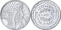 France 5 Euro Semeuse, Monnaie de Paris, Silver, KM:1534 -