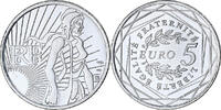 France 5 Euro Semeuse, Monnaie de Paris, Silver, KM:1534 -
