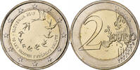 Slovenia 2 Euro 10 ans de l'Euro, Bi-Metallic, KM:New -
