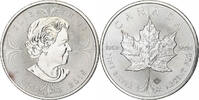 Canada 5 dollars, 1 oz Elizabeth II, Maple Leaf, Ottawa, Proof, Silver -