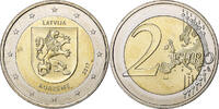 Latvia 2 Euro Bi-Metallic, KM:New -