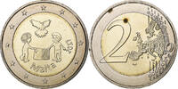 Malta 2 Euro Paris, Bi-Metallic -