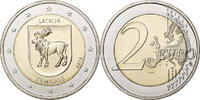 Latvia 2 Euro Zemgale, Bi-Metallic -