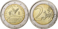 Italy 2 Euro Bi-Metallic, KM:New -