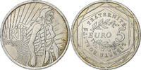 France 5 Euro Semeuse, Silver, KM:1534 -