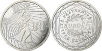 France 15 Euro Semeuse, Silver, Gadoury:2, KM:1535 -