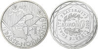 France 10 Euro Euros des régions, Basse-Normandie, Paris, Silver -
