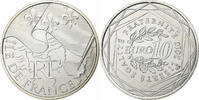 France 10 Euro Euros des régions, Ile De France, Paris, Silver -
