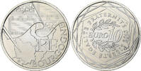 France 10 Euro Euros des régions, Bourgogne, Paris, Silver -