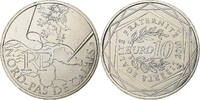 France 10 Euro Euros des régions, Nord-Pas De Calais, Paris, Silver -