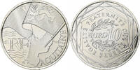France 10 Euro Euros des régions, Aquitaine, Paris, Silver -