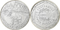 France 10 Euro Euros des régions, Languedoc-Roussillon, Paris, Silver -