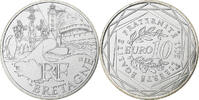 France 10 Euro Euros des régions, Bretagne, Silver -