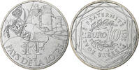 France 10 Euro Euros des régions, Pays De La Loire, Silver -