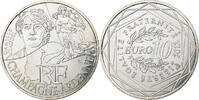 France 10 Euro Euros des régions, Champagne-Ardenne, Silver -