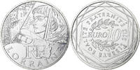 France 10 Euro Euros des régions, Lorraine, Silver -