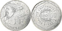 France 10 Euro Euros des régions, Provence Alpes Côte d'Azur, Silver -