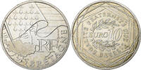 France 10 Euro Euros des régions, Bretagne, Paris, Silver -